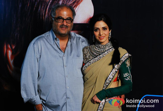 Boney Kapoor and Sridevi On The Sets Of Kaun Banega Crorepati With Amitabh Bachchan