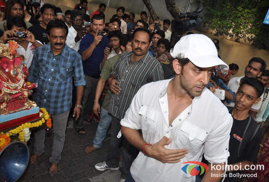 Hrithik Roshan's Ganpati Visarjan
