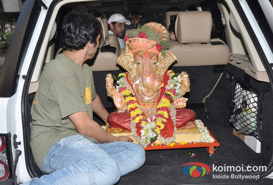 Hrithik Roshan's Ganpati Visarjan