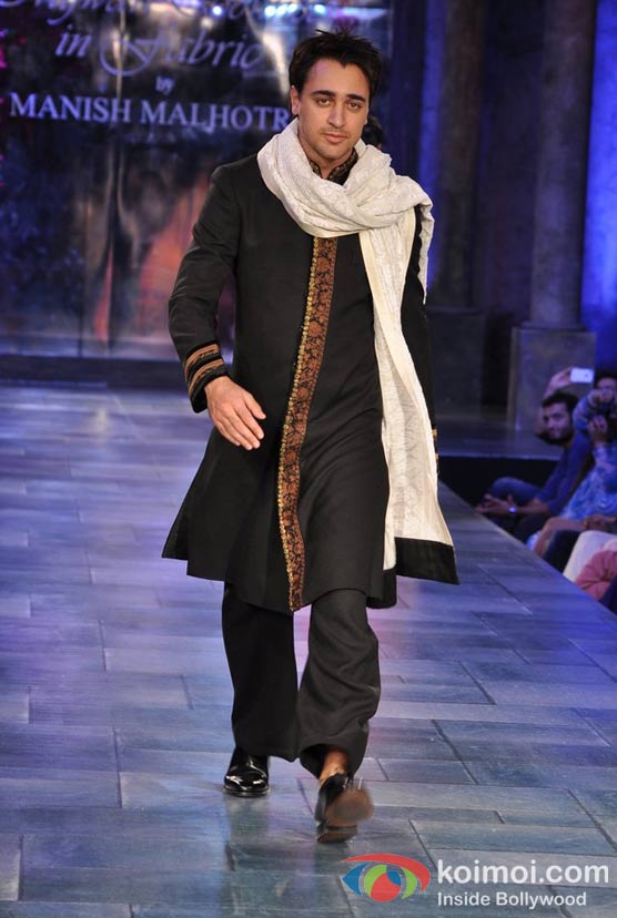 Imran Khan At 'Mijwan-Sonnets in Fabric' fashion show