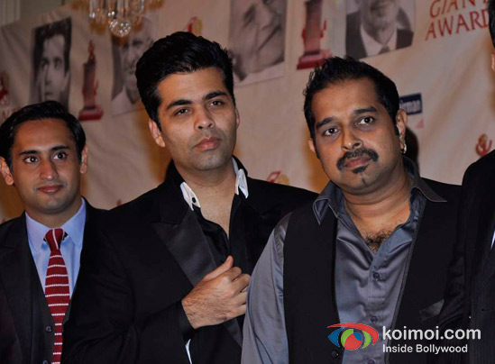 Karan Johar And Shankar Mahadevan At Giant Awards