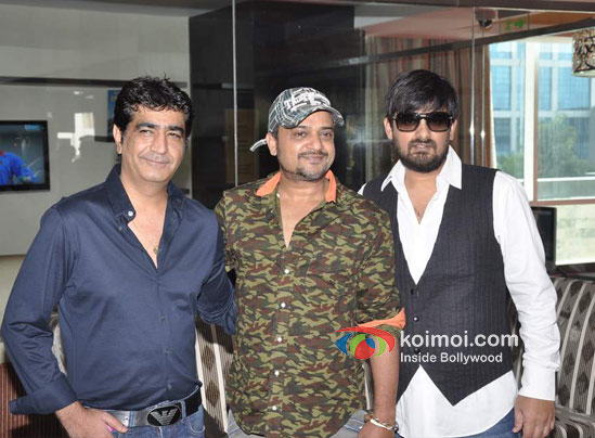 Kishan Kumar, Sajid Ali, Wajid Ali At Ishkq In Paris Music Launch