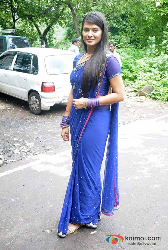 Kratika Sengar On The Sets Of Hitler Didi TV Serial