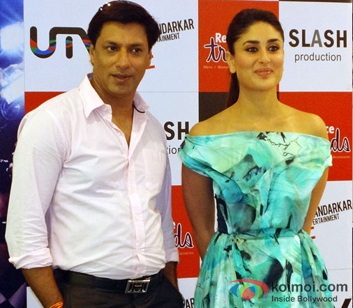 Madhur Bhandarkar and Kareena Kapoor At The Main Heroine Hoon Song Launch In Mumbai
