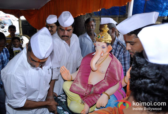 Nana Patekar's Ganesha Arrival