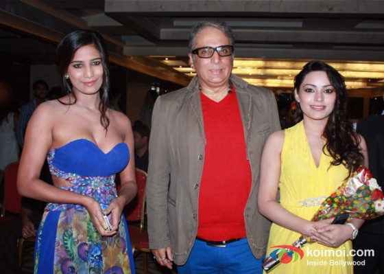 Poonam Pandey , Aditya Raj Kapoor and Devshi Khanduri At The Strugglers Amhi Udyache Hero Marathi Movie Music Launch