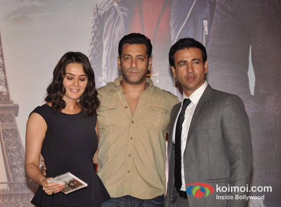 Preity Zinta, Salman Khan, Rhehan Malliek At Ishkq In Paris Music Launch