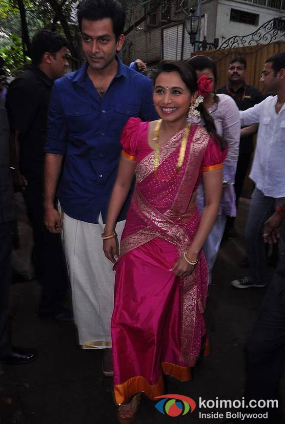 Prithviraj Sukumaran, Rani Mukerji At Aiyyaa Movie Dreamum Wakeuppam Song Launch
