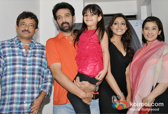 Ram Gopal Varma, J. D. Chakravarthy, Alayana Sharma, Madhu Shalini, Manisha Koirala At Special 3D Preview Of Bhoot Returns Movie