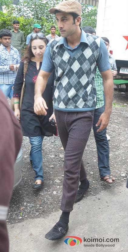 Ranbir Kapoor Promote Barfi! Movie On The Sets Of Hitler Didi TV Serial