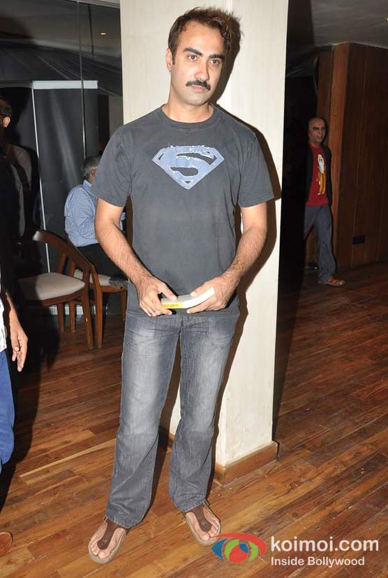 Ranvir Shorey Attend The Book Launch Of Minty Tejpal's Book At  Cafe Mangii