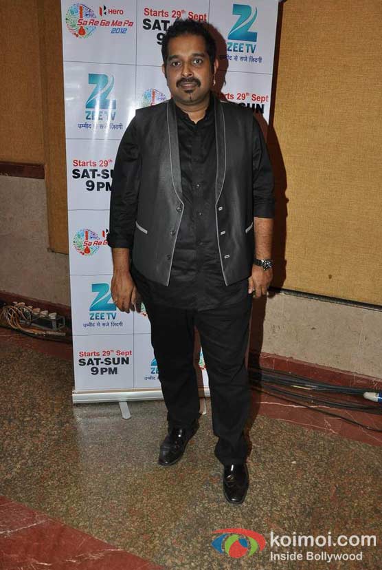 Shankar Mahadevan At Zee Sa Re Ga Ma Pa 2012 Launch