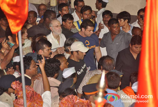 Sohail Khan At Salman Khan's Ganpati Visrajan