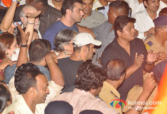 Sohail Khan At Salman Khan's Ganpati Visrajan