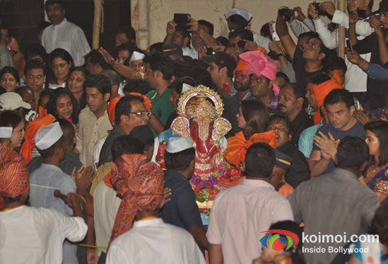 Sohail Khan At Salman Khan's Ganpati Visrajan