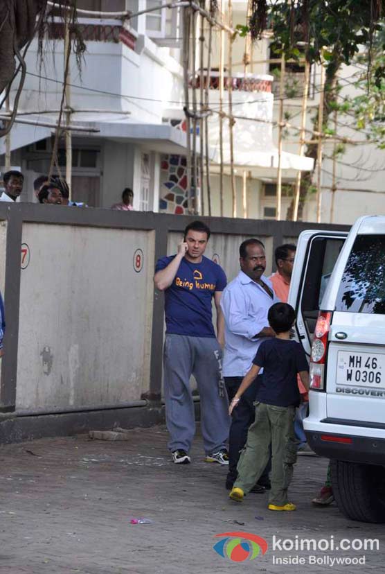 Sohail Khan At Salman Khan's Ganpati Visrajan 
