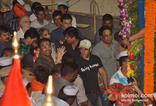 Sohail Khan At Salman Khan's Ganpati Visrajan