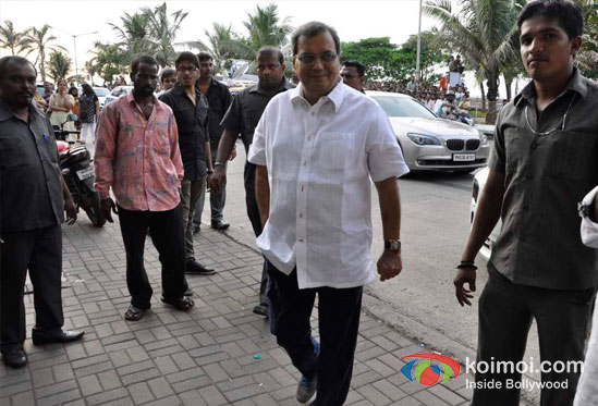 Subhash Ghai At Salman Khan's Ganpati Visrajan