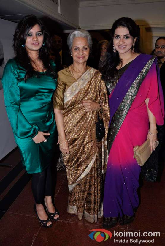 Waheeda Rehman And Shaina NC At Giant Awards