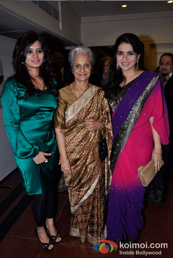 Waheeda Rehman And Shaina NC At Giant Awards