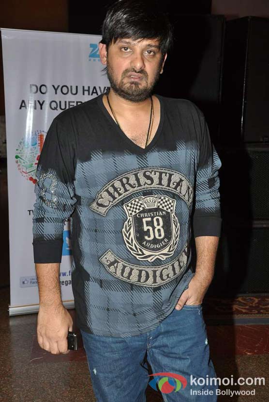 Wajid Ali At Zee Sa Re Ga Ma Pa 2012 Launch