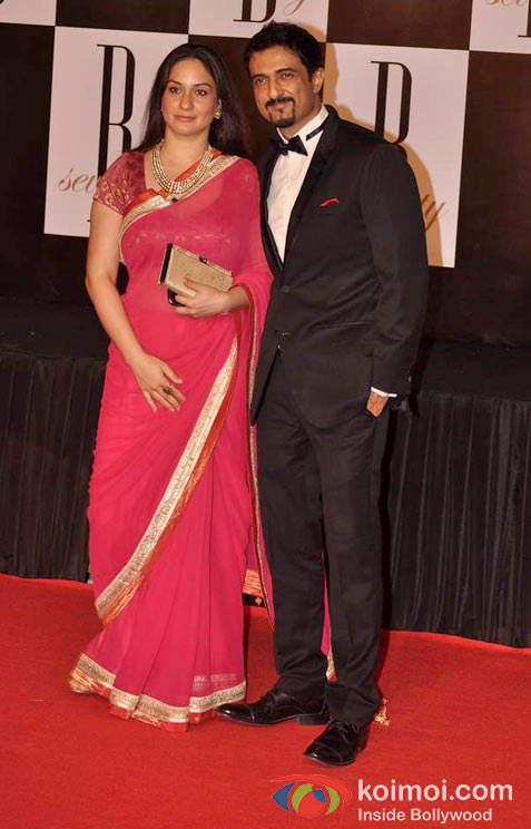 Ambika Suri And Sanjay Suri At Amitabh Bachchan's 70th Birthday Bash