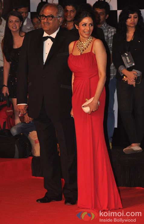 Boney Kapoor And Sridevi At Amitabh Bachchan's 70th Birthday Bash