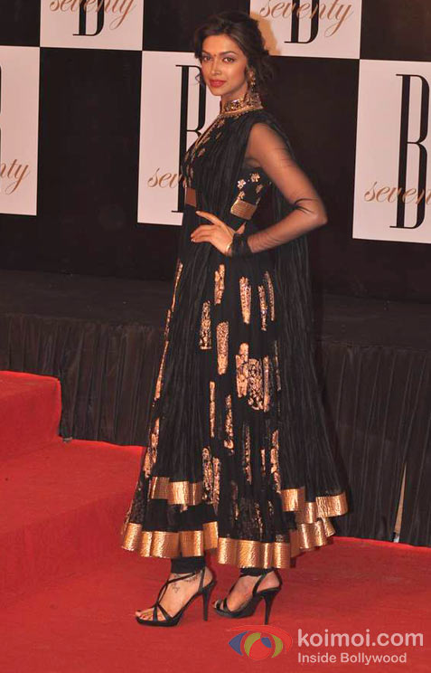 Deepika Padukone At Amitabh Bachchan's 70th Birthday Bash