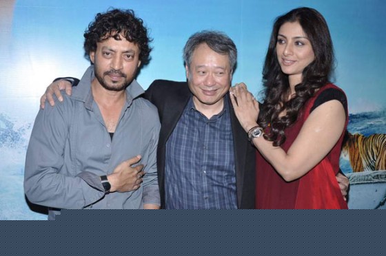 Irrfan Khan And Tabu At Ang Lee's Life Of Pi Movie Press Meet Pic 2