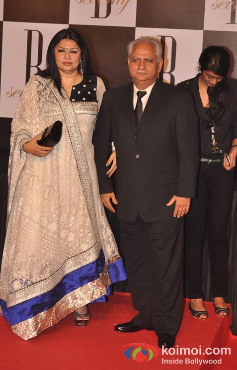 Kiran Juneja And Ramesh Sippy At Amitabh Bachchan's 70th Birthday Bash