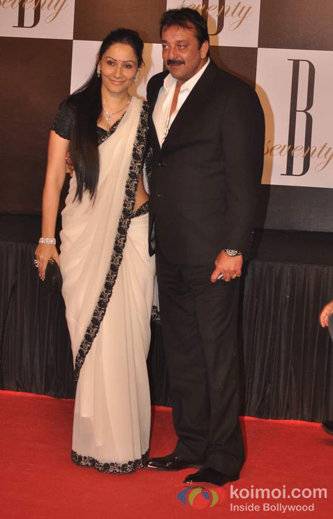 Manyata Dutt And Sanjay Dutt At Amitabh Bachchan's 70th Birthday Bash