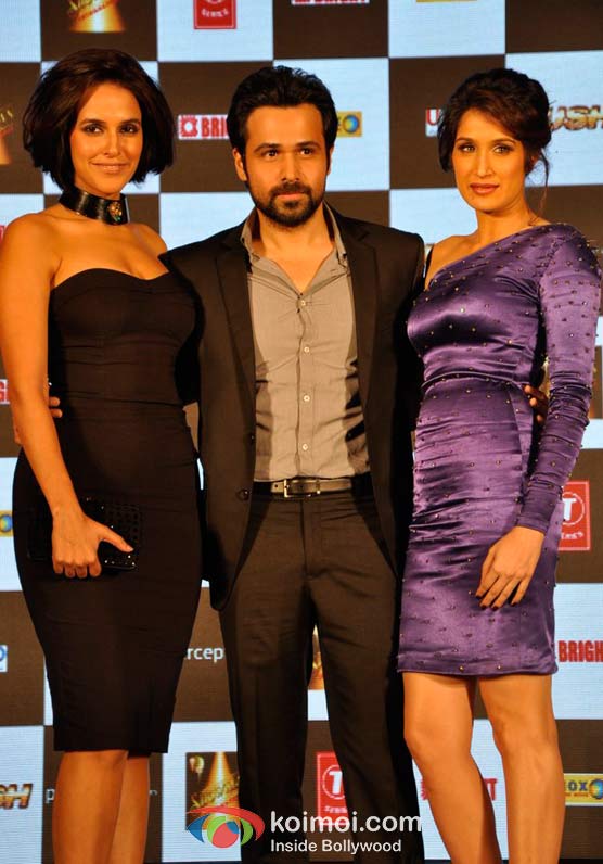 Neha Dhupia, Emraan Hashmi And Sagarika Ghatge At Rush Movie Music Launch Pic 1