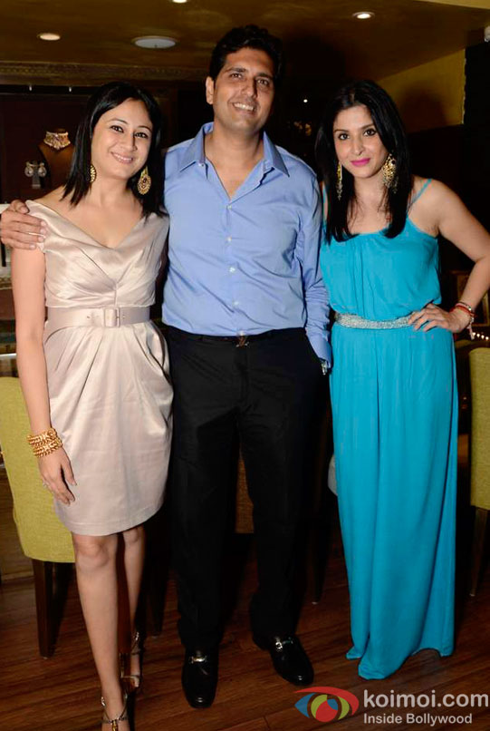 Nitya Satyani and Shravan Satyani At Maheep Kapoor's Festive Collection Launch