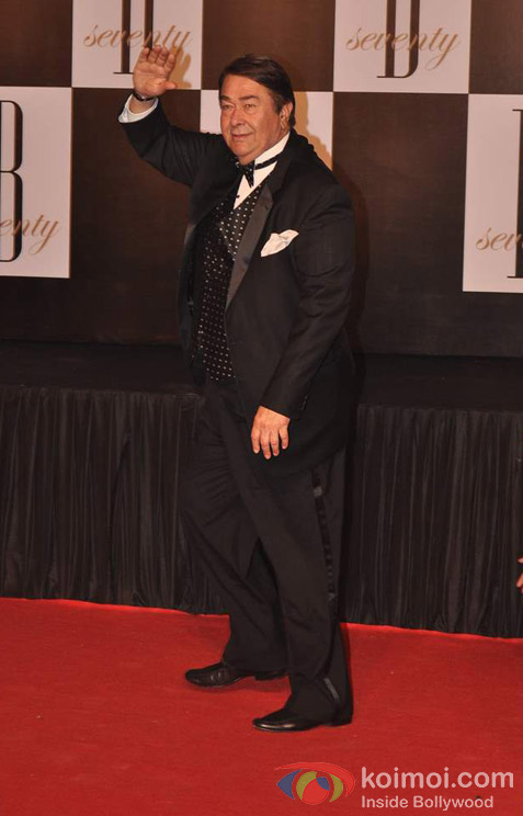 Randhir Kapoor At Amitabh Bachchan's 70th Birthday Bash