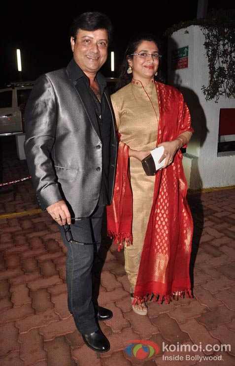 Sachin Pilgaonkar And Supriya Pilgaonkar At Amitabh Bachchan's 70th Birthday Bash