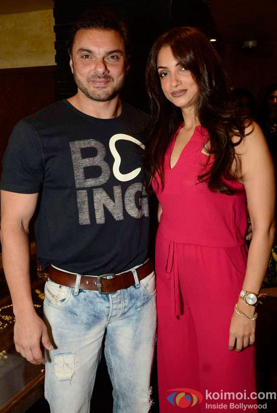 Sohail Khan and Seema Khan At Maheep Kapoor's Festive Collection Launch