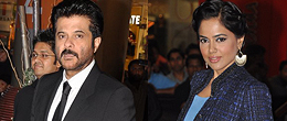Anil Kapoor And Sameera Reddy At Skyfall Movie Premiere
