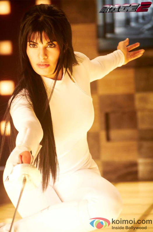 Jacqueline Fernandez Learns Fencing in Race 2 Movie Stills