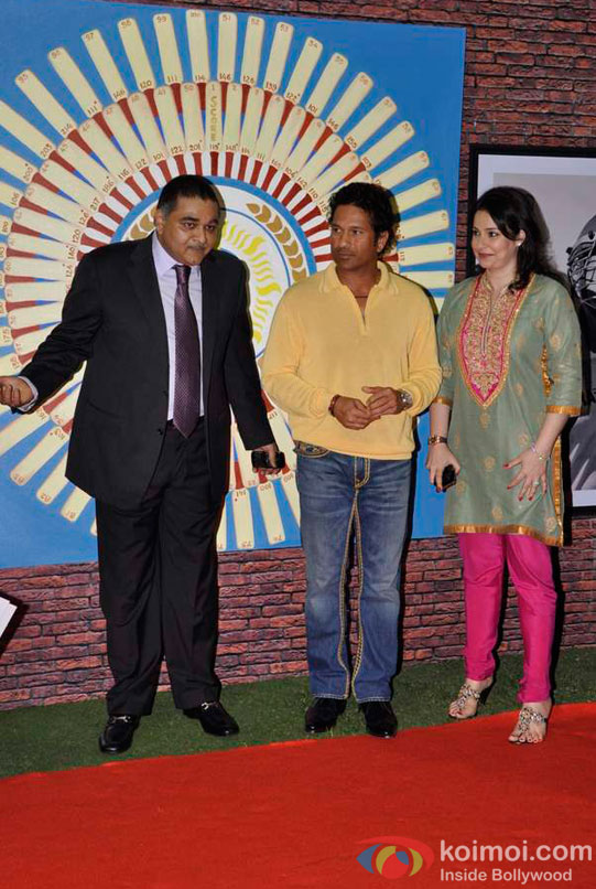 Sachin Tendulkar, Anjali Tendulkar At The Cricket Club Of India celebrates 75 years Pic 1