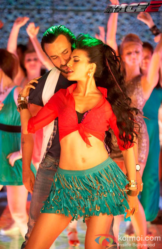 Saif Ali Khan gets cozy with Jacqueline Fernandez in 'Lat Lag Gayee' song in Race 2 Movie Stills