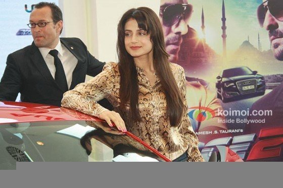 Ameesha Patel at 'Race 2' Promotion in Delhi
