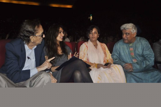 Alyque Padamsee, Shabana Azmi, Javed Akhtar at a event organised by Mumbai Police to discuss Rights on Womens Voilance 