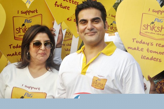 Farah Khan And Arbaaz Khan at the Shiksha Event