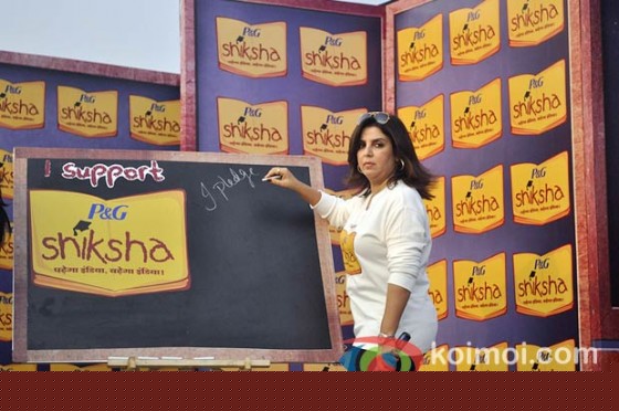 Farah Khan at the Shiksha Event Pic 2