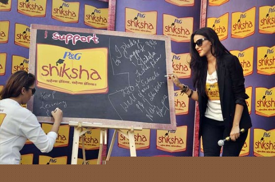 Huma Qureshi And Neha Dhupia at the Shiksha Event