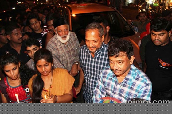 Nana Patekar And Ram Gopal Varma at the music launch of RGV's The Attacks of 26/11 Pic 3
