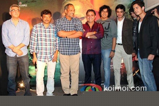 Ram Gopal Varma And Nana Patekar at the music launch of RGV's The Attacks of 26/11 Pic 4