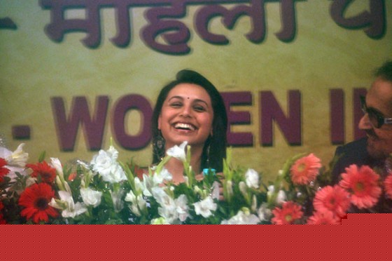 Rani Mukerji at a event organised by Mumbai Police to discuss Rights on Womens Voilance 