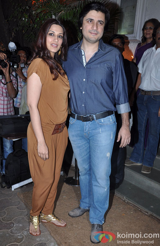 Sonali Bendre and Goldie Behl at Sanjay Leela Bhansali's Birthday Bash