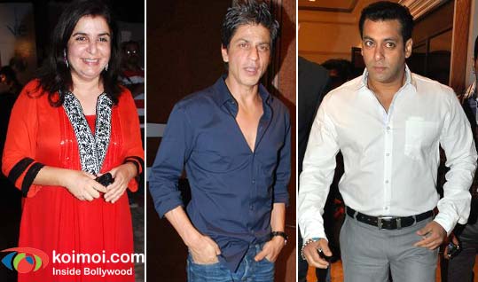 Farah Khan, Shah Rukh Khan, Salman Khan